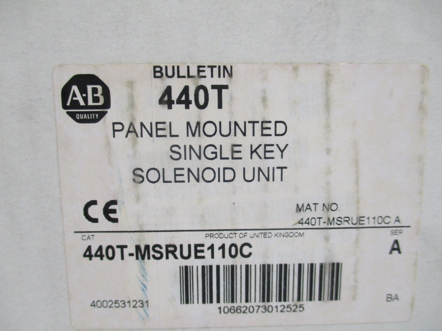 INDUSTRIAL SPARE PART 440T-MSRUE110C SER. A (WH) NSMP