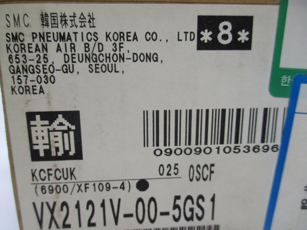 SMC VX2121V-00-5GS1 24VDC NSMP