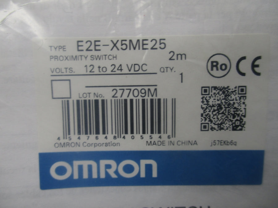 OMRON E2E-X5ME25 12-24VDC 2M NSMP