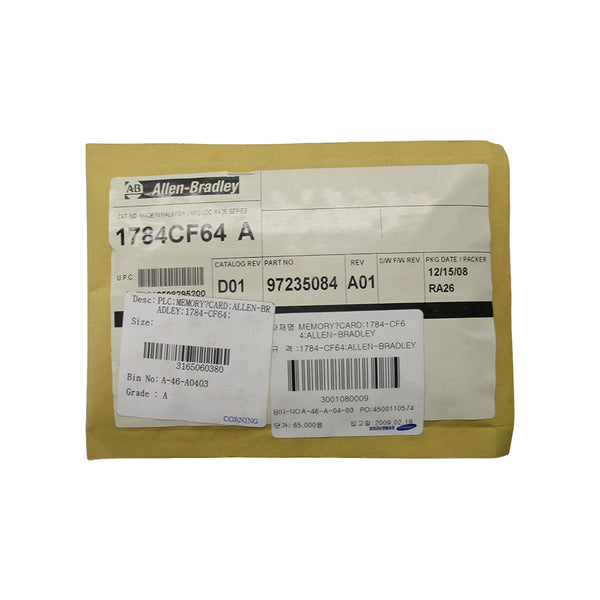 INDUSTRIAL SPARE PART1784CF64 SER. A REV. D01 DATE: 2008 NSFS