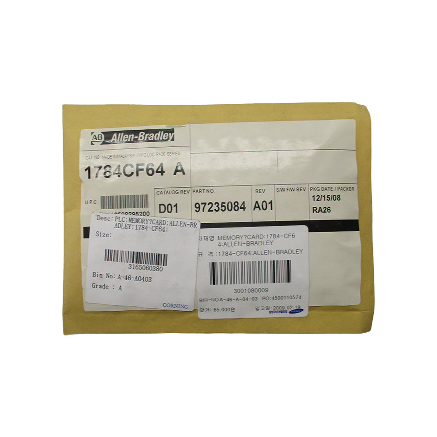 INDUSTRIAL SPARE PART1784CF64 SER. A REV. D01 DATE: 2008 NSFS