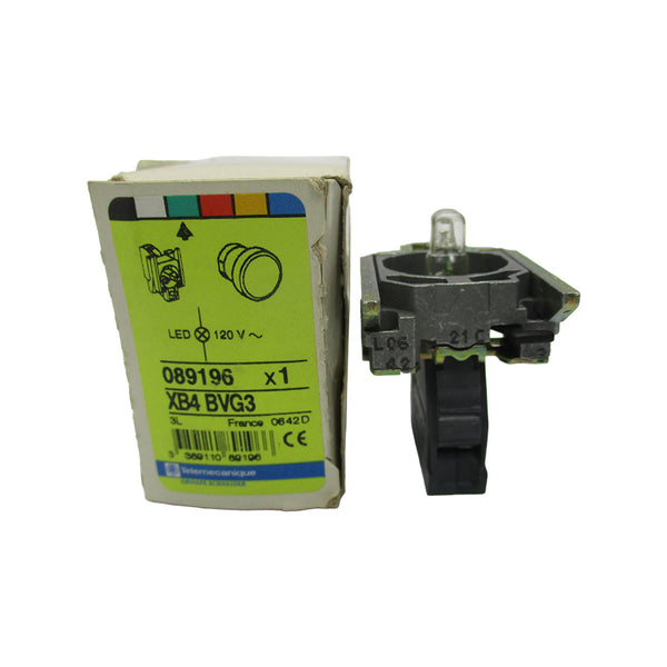 TELEMECANIQUE XB4BVG3 120V NSMP