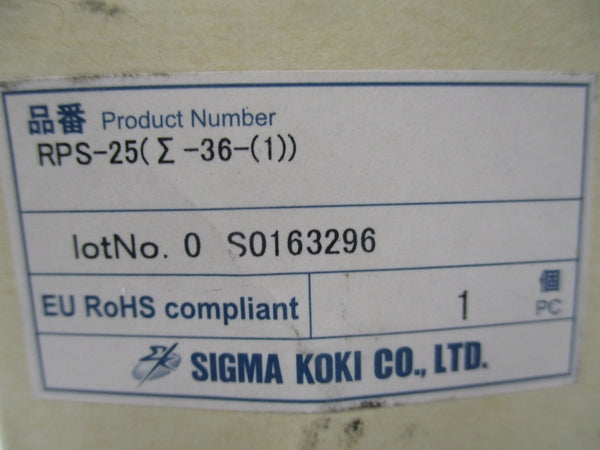 SIGMA KOKI RPS-25(?-36-(1)) NSMP
