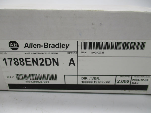 INDUSTRIAL SPARE PART 1788-EN2DN SER. A F/W 2.006 DATE: 2009 NSFS
