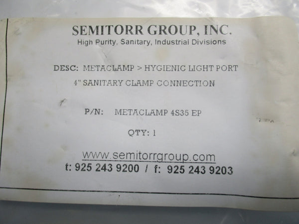 SEMITORR METACLAMP 4S35 4" NSNP