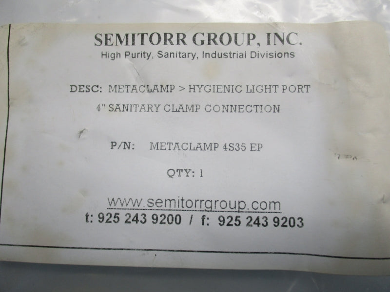 SEMITORR METACLAMP 4S35 4" NSNP