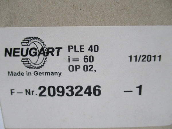NEUGART PLE40 NSMP