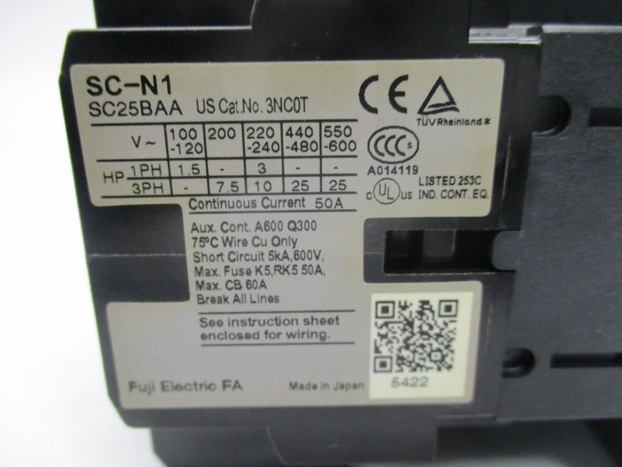 FUJI SC-N1 220-240V 50A NSNP