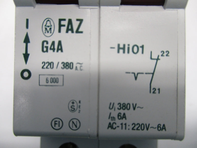 KLOCKNER MOELLER FAZ-G4A 220-380V 6A NSNP