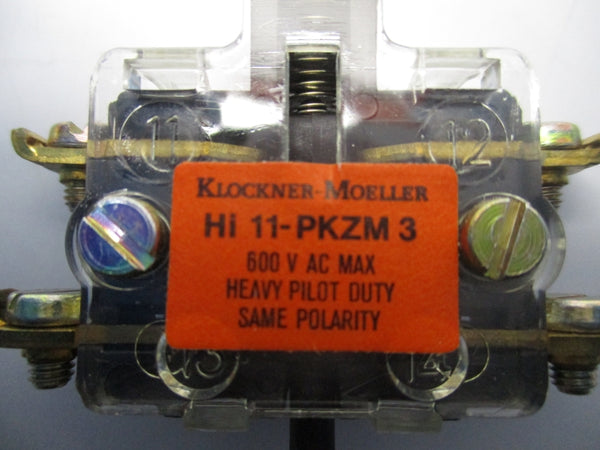 KLOCKNER MOELLER HI11-PKZM3/NA 600VAC  NSMP
