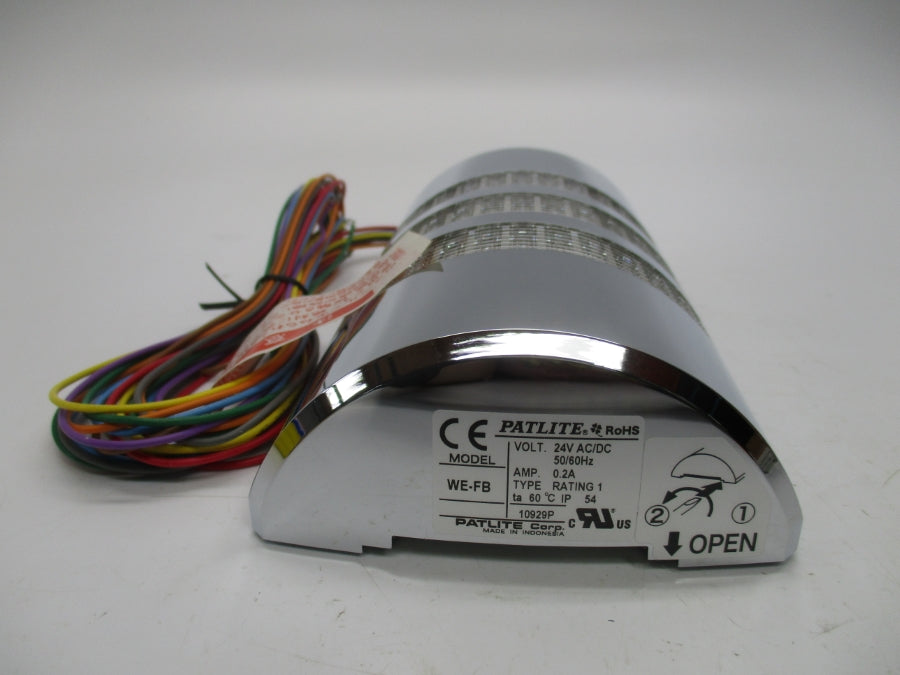 PATLITE WE-302FB-RYG 24VAC/DC 0.2A NSMP
