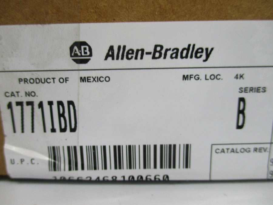 INDUSTRIAL SPARE PART 1771-IBD SER. B NSFS