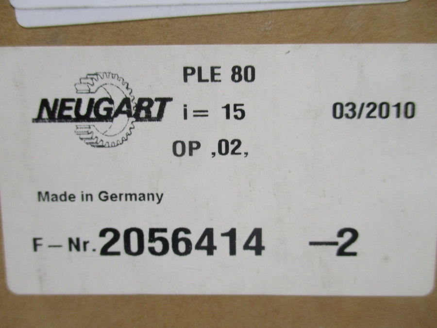 NEUGART 2056414-2 PLE80 NSMP