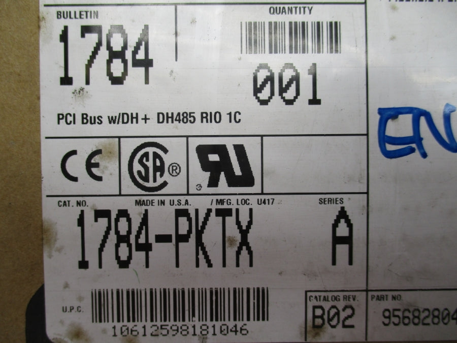 INDUSTRIAL SPARE PART 1784-PKTX SER. A REV. B02 NSMP