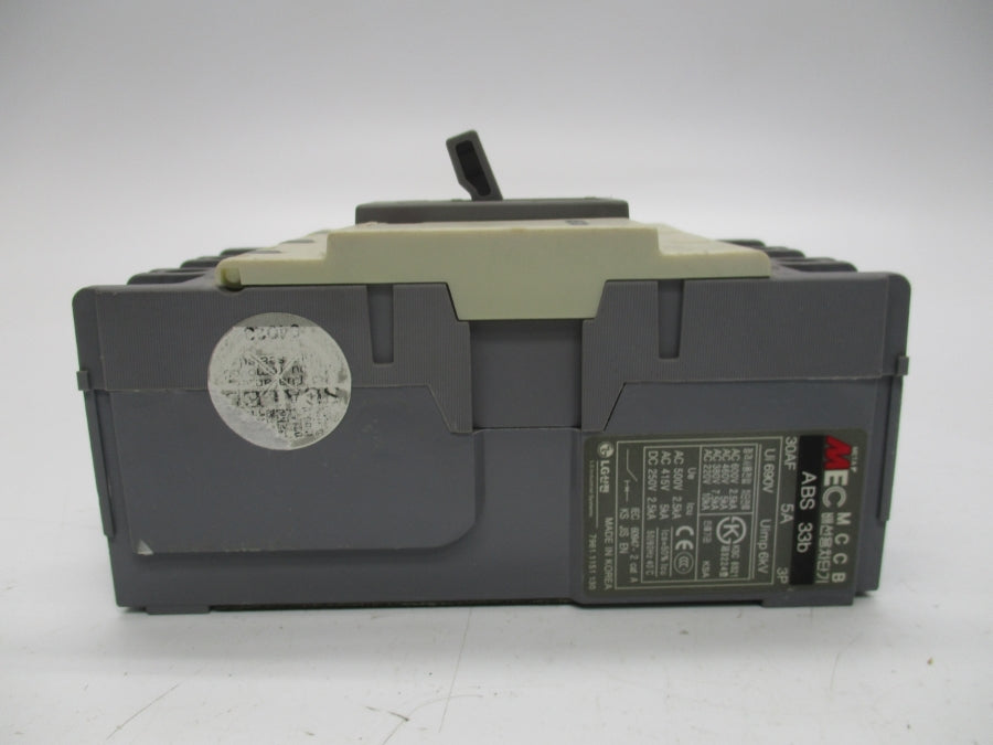 MEC ABS33B 600VAC 5A NSNP