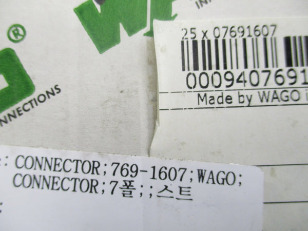 WAGO 769-1607 (PKG OF 25) NSMP