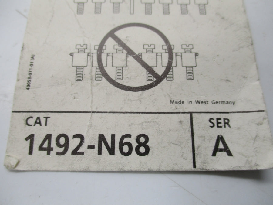 INDUSTRIAL SPARE PART 1492-N68 SER. A (PKG OF 10) NSNP