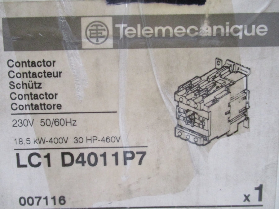 TELEMECANIQUE LC1D4011P7 230V NSMP