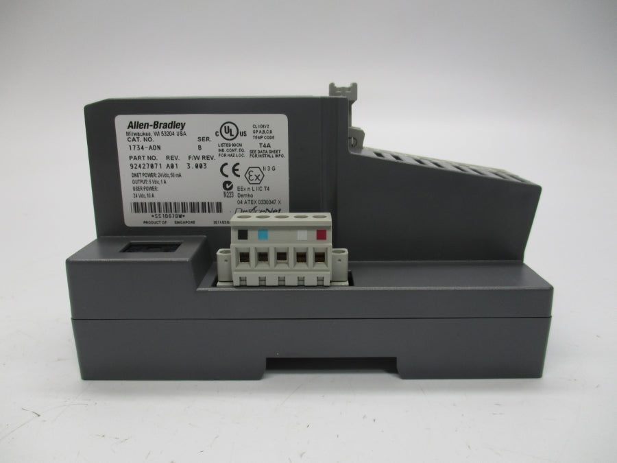 INDUSTRIAL SPARE PART 1734-ADN SER. B REV. A01 F/W  3.003 24VDC 10A NSMP