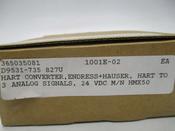 ENDRESS + HAUSER HMX50 71063562 253V 1A NSMP