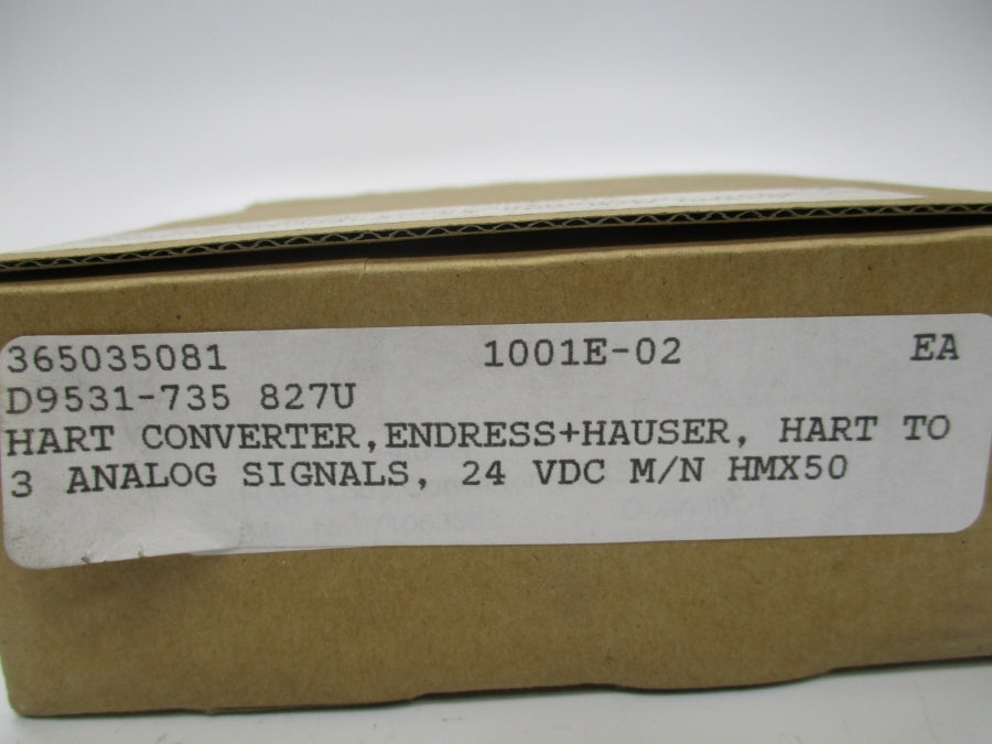 ENDRESS + HAUSER HMX50 71063562 253V 1A NSMP