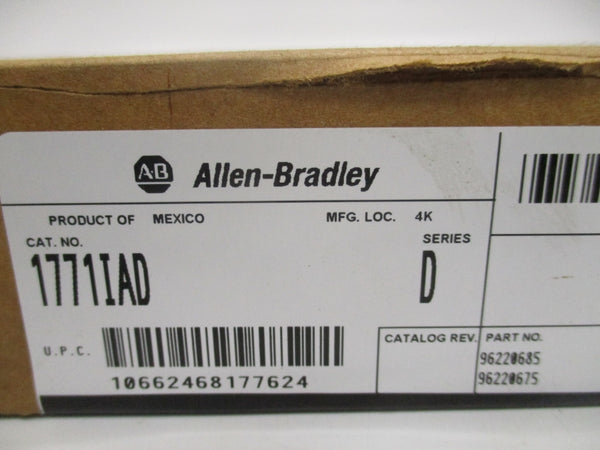 INDUSTRIAL SPARE PART 1771-AD SER. D NSFS