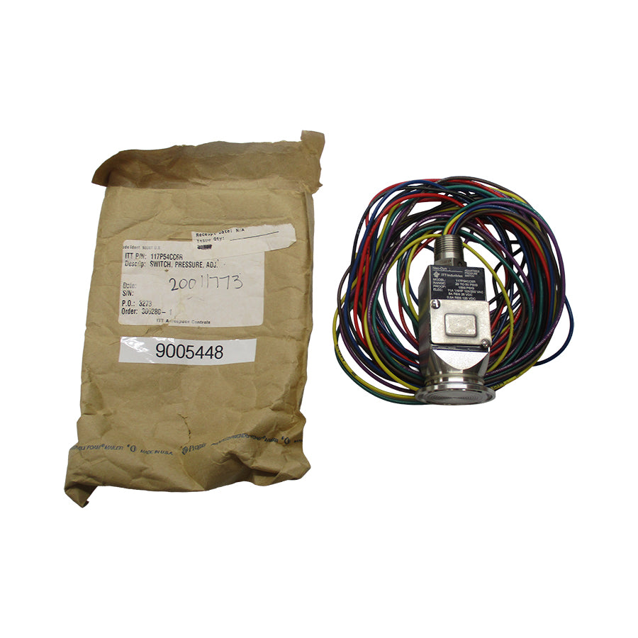 ITT 117P54CC6R 20-80PSI 125/250VAC 11A NSMP