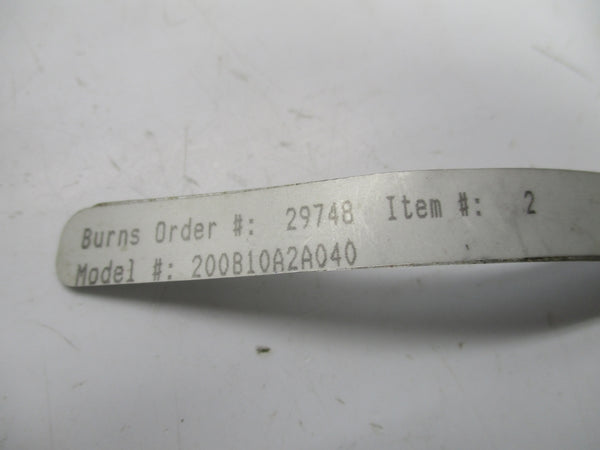 BURNS 200B10A2A040 NSNP