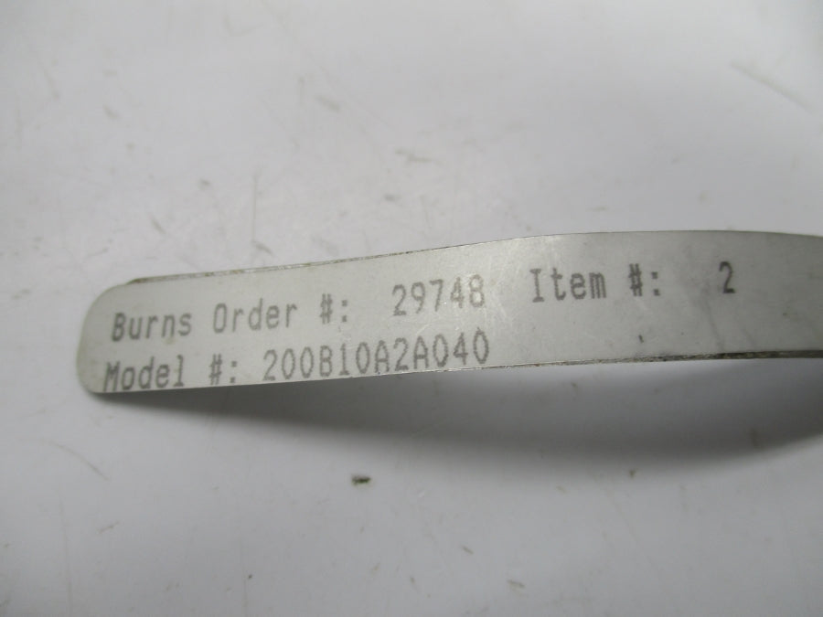 BURNS 200B10A2A040 NSNP