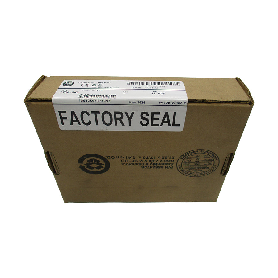 INDUSTRIAL SPARE PART 1756-DNB SER. E F/W 12.005 DATE: 2012 NSFS