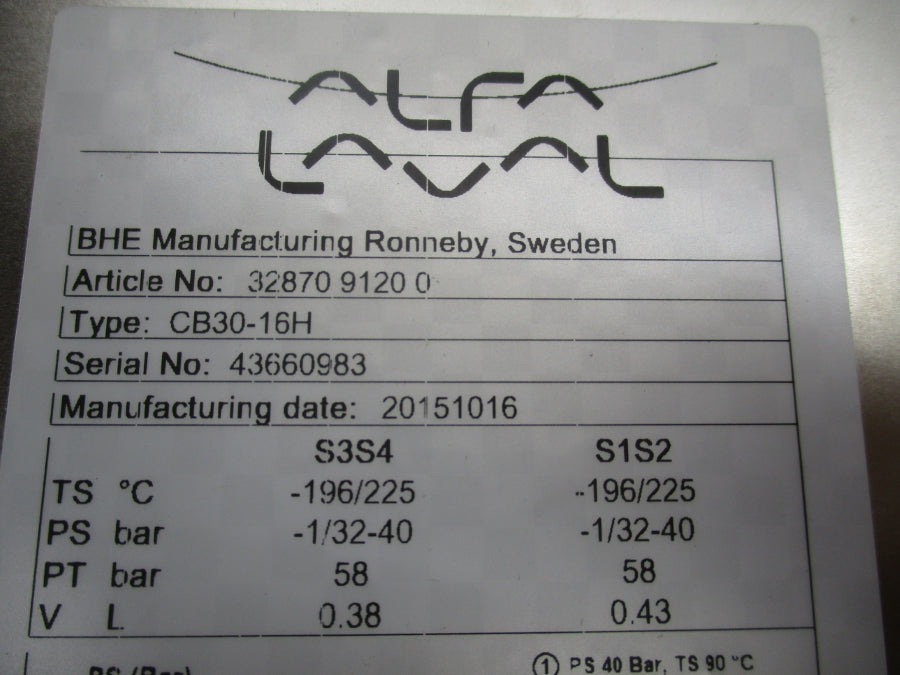 INDUSTRIAL SPARE PART CB30-16H NSNP