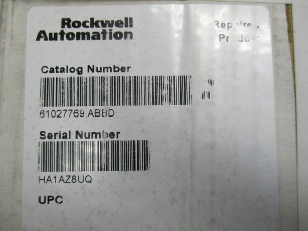 ROCKWELL AUTOMATION 61027769 REMAN
