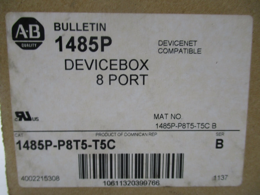 INDUSTRIAL SPARE PARTS 1485P-P8T5-T5C SER. B 24VDC 3.0A (BR/WH) NSMP
