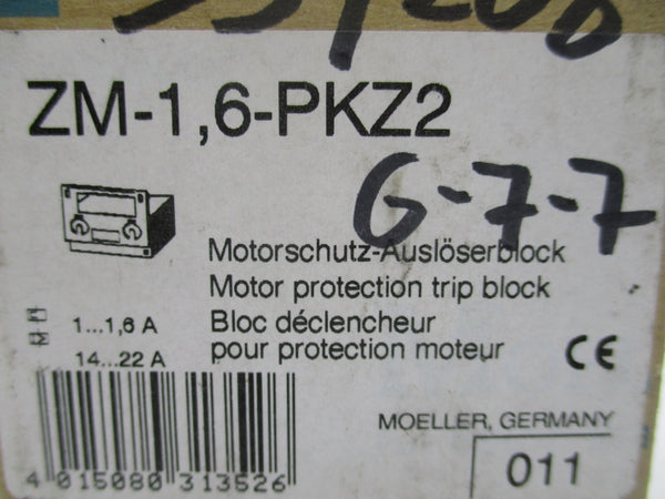 KLOCKNER MOELLER ZM-1,6-PKZ2 575V 14-22A NSMP