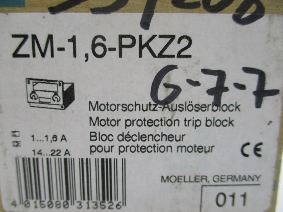 KLOCKNER MOELLER ZM-1,6-PKZ2 575V 14-22A NSMP
