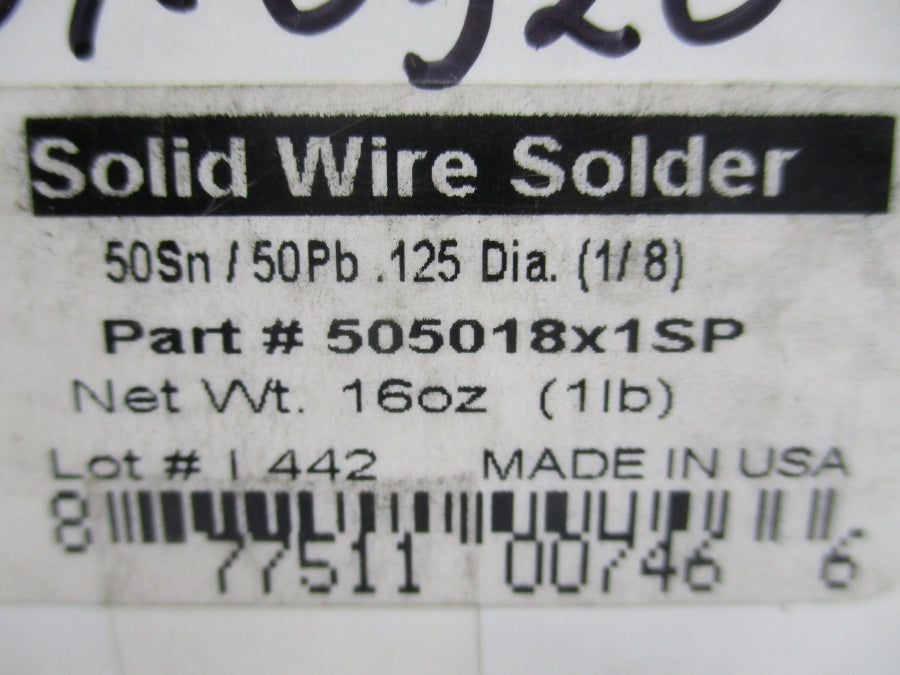 WELDCOTE METALS 505018X1SP NSMP