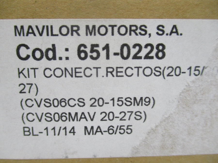 MAVILOR MOTORS 651-0228 NSMP
