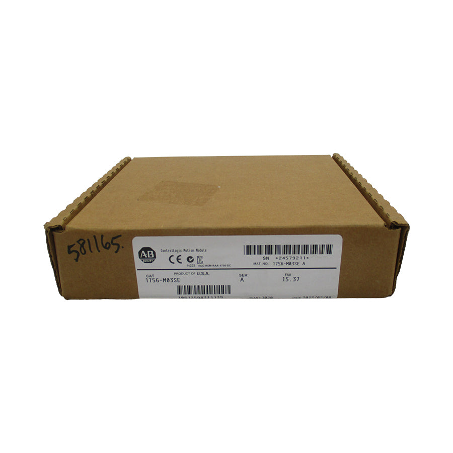 INDUSTRIAL SPARE PART 1756-M03SE SER. A F/W 15.37 DATE: 2013 NSFS
