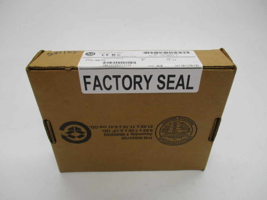INDUSTRIAL SPARE PART 1756-M03SE SER. A F/W 15.37 DATE: 2013 NSFS