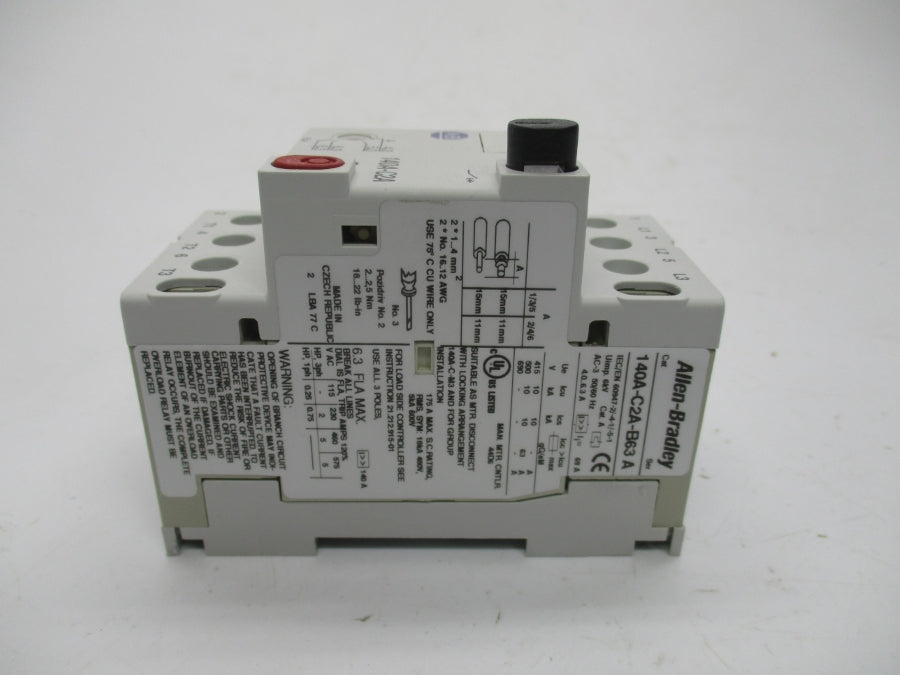 INDUSTRIAL SPARE PART 140A-C2A-B63 SER. A 4.0-6.3A (BR/WH) NSMP
