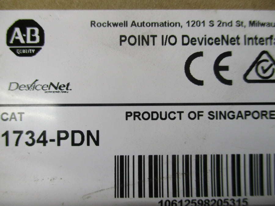INDUSTRIAL SPARE PART 1734-PDN SER. B DATE: 2018 NSFS