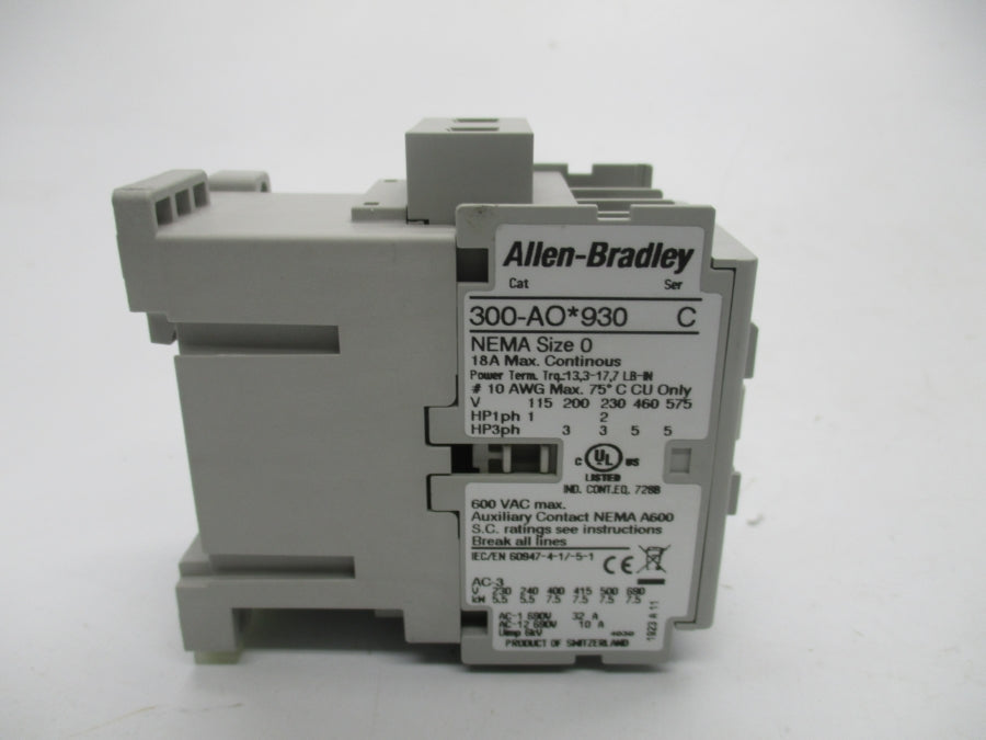 INDUSTRIAL SPARE PART 300-AOD930 SER. C 110/120V 18A (BR/WH) NSMP