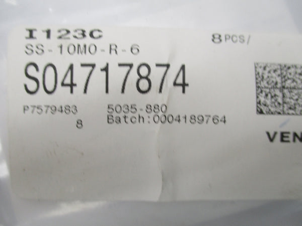 SWAFELOK SS-10M0-R-6 (PKG OF 8) NSMP
