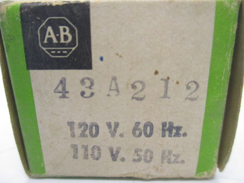 ALLEN BRADLEY 43A212 110-120VAC (BK/GR) NSMP