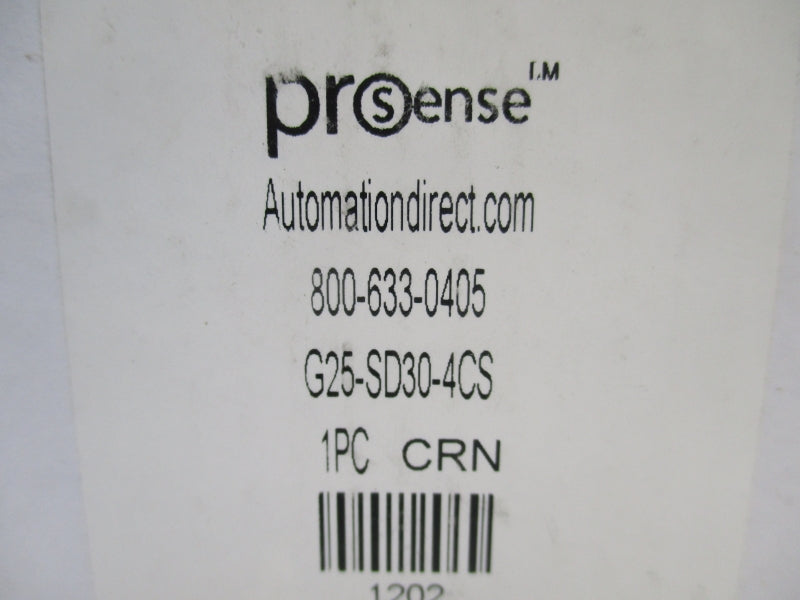 PROSENSE G25-SD30-4CS 30-210PSI NSMP