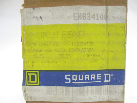 SQUARE D EHB34100 277V 100A NSMP