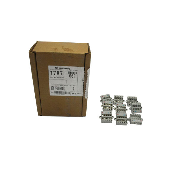 ALLEN BRADLEY 1787PLUG10R 9694138 SER.A REV. A01 (PKG OF 9) NSMP