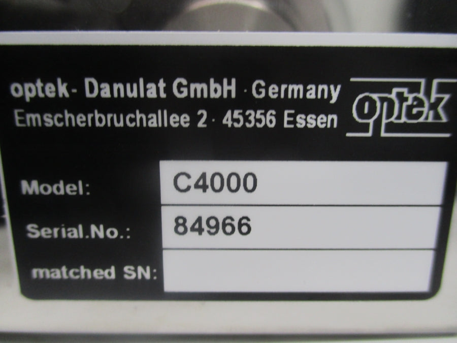 OPTEK C4000 115/230V (AS IS) NSNP