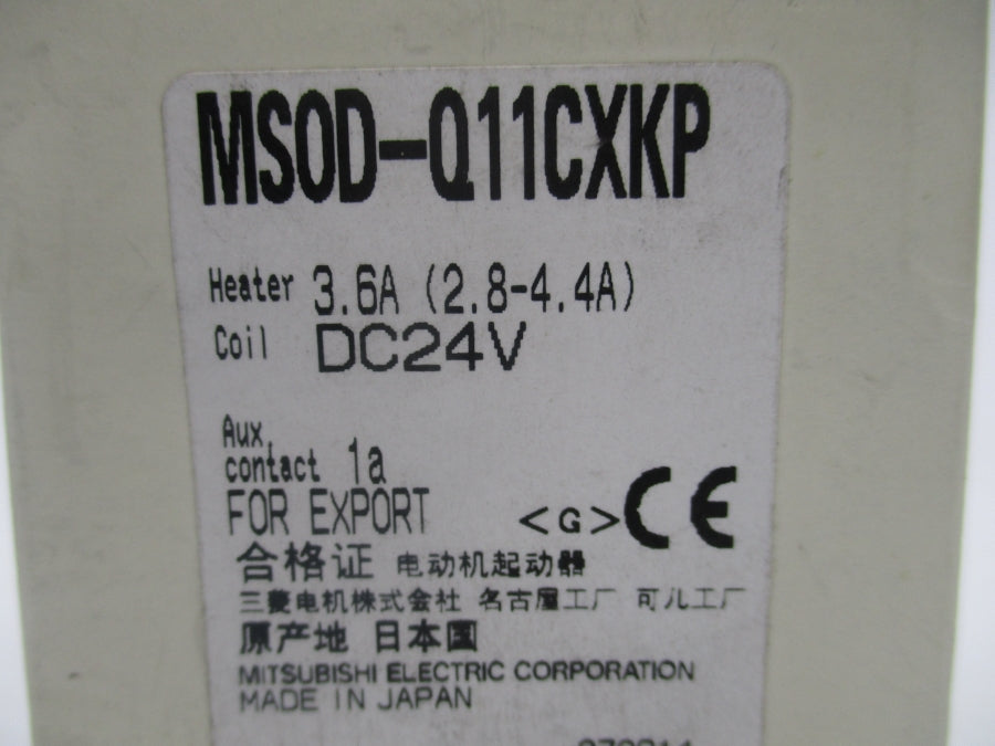 MITSUBISHI MS0D-Q11CXKP 24VDC 3.6A NSMP