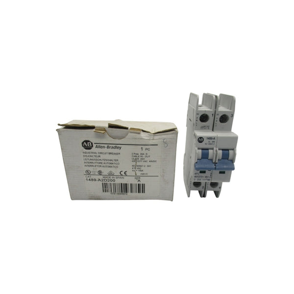 ALLEN BRADLEY 1489-A2D200 SER.A 480Y/277VAC 20A NSMP